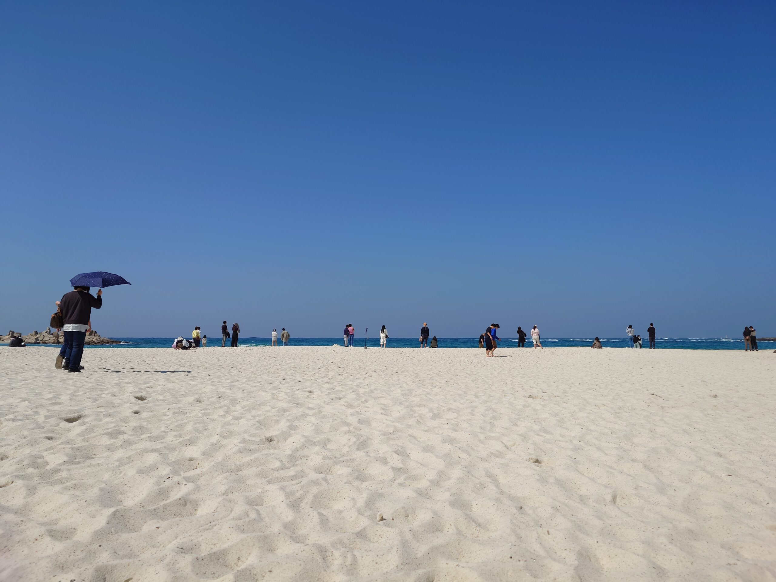 日本の砂浜