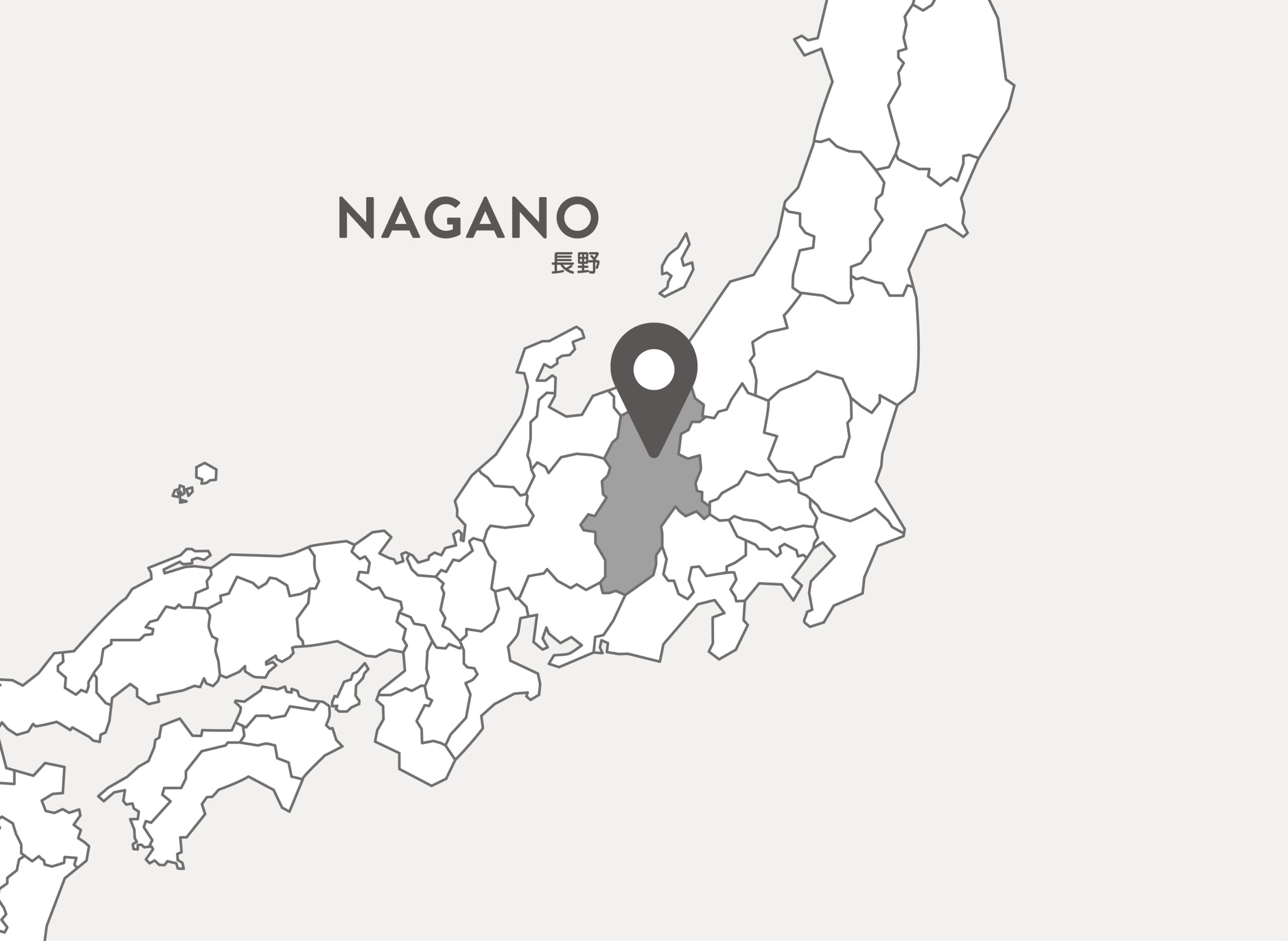 長野県　長野　信州　地図