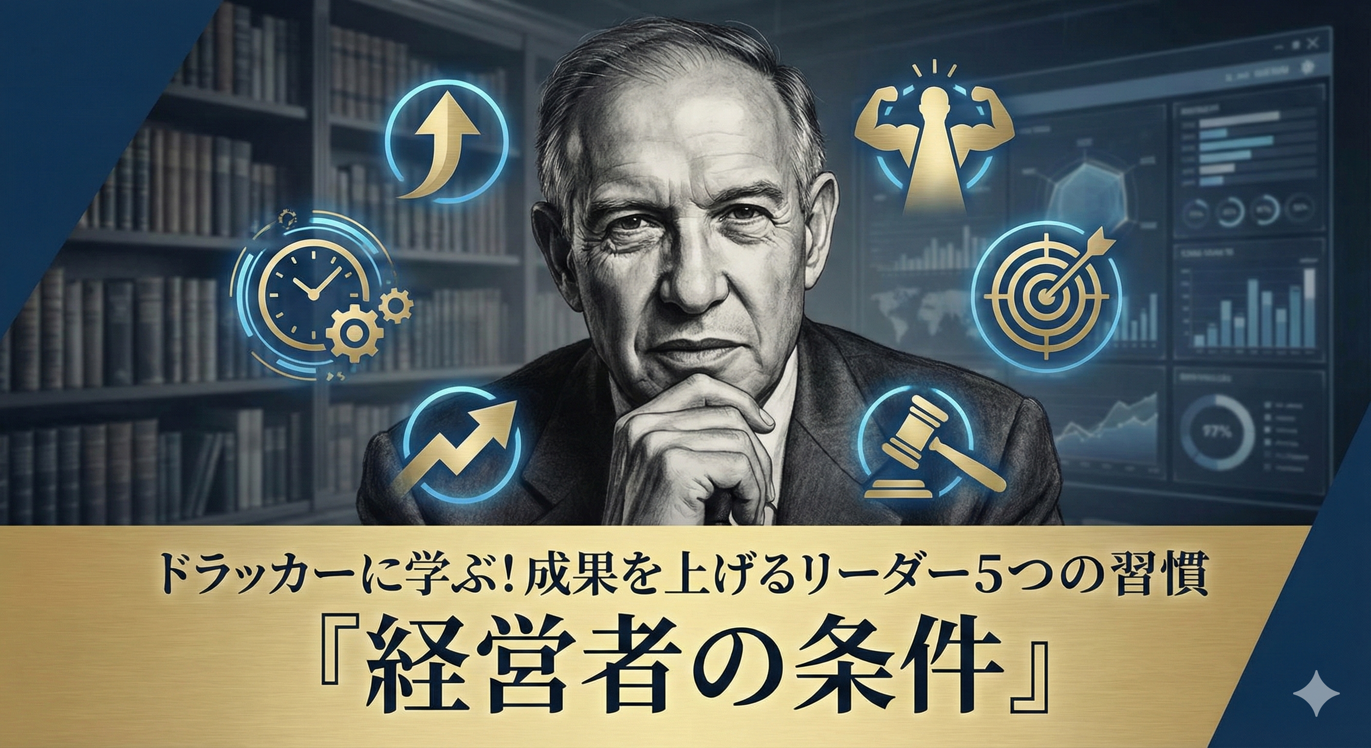 ジェフ・ベゾスも心酔！ドラッカーの名著『経営者の条件』に学ぶ、成果
