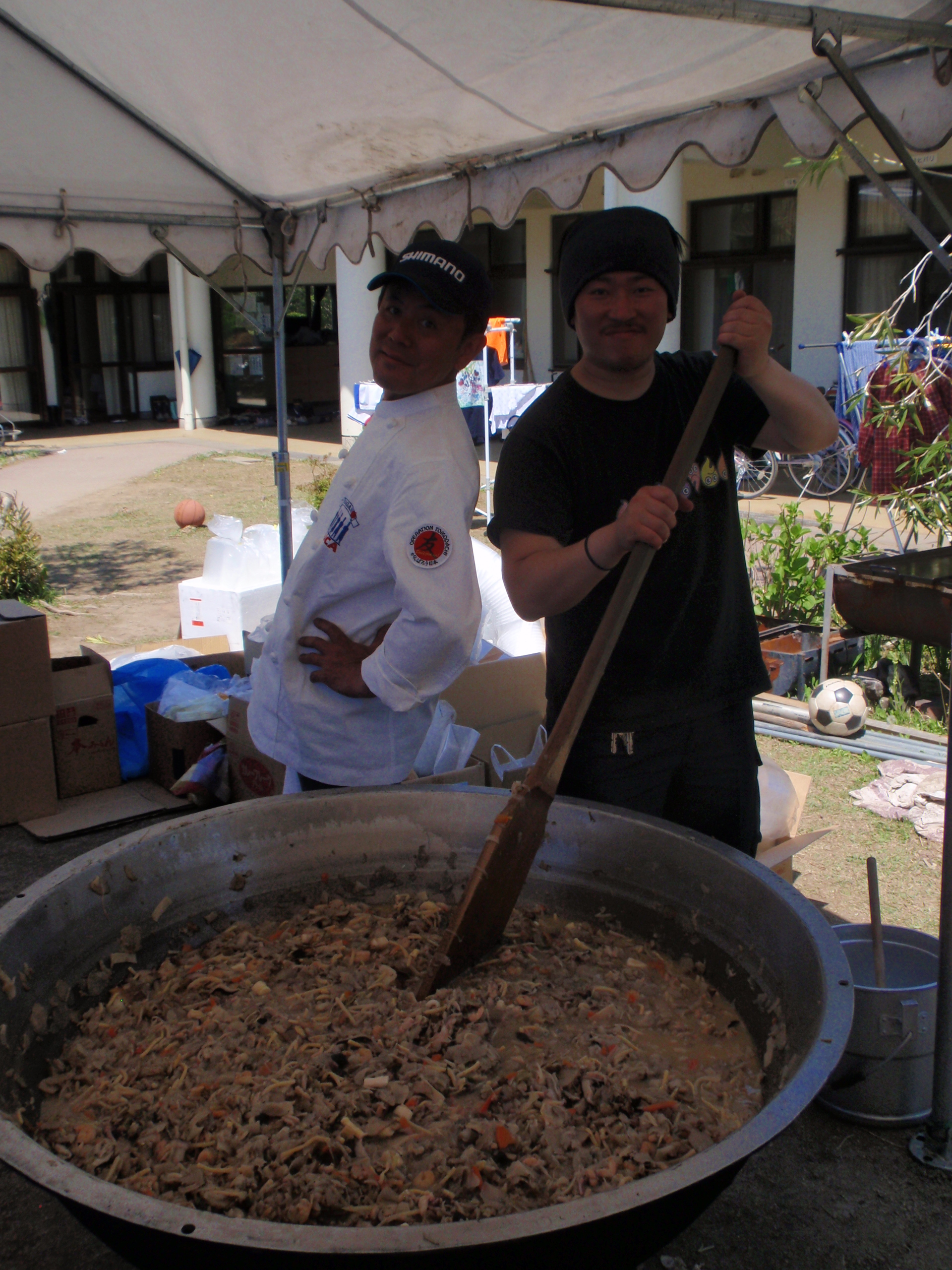 2011年5月18日 炊き出し