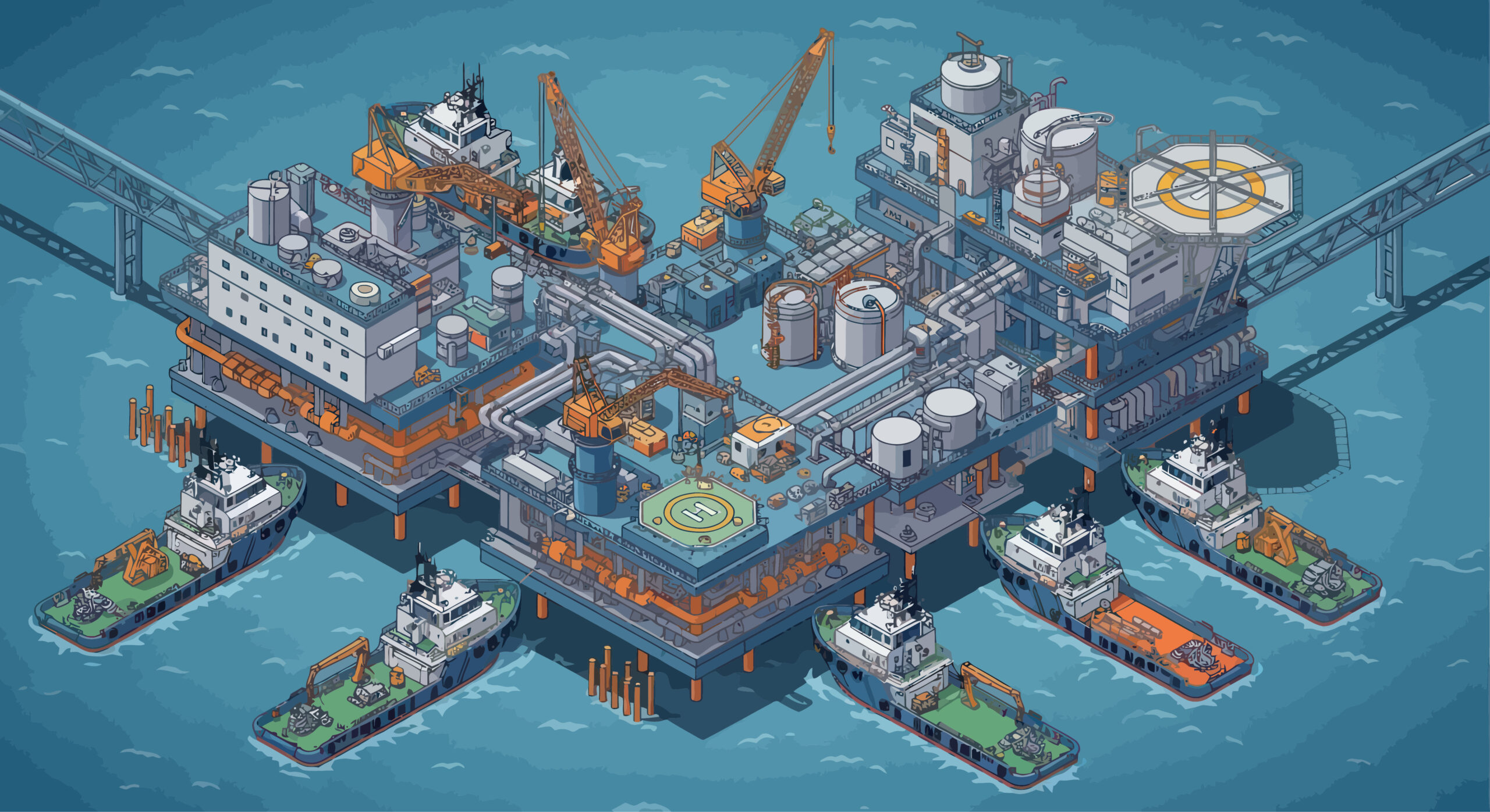 ガス田のイメージ