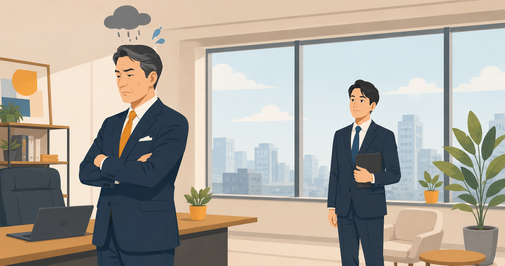 偉そうな上司